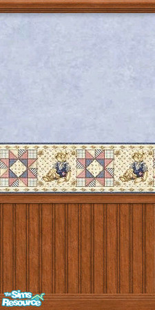 Sims 2 — LED UnBearAbly Quilt 2 by ladyearthdancer — UnBearAbly Quilt is unbearably cute..Adds a country charm to any