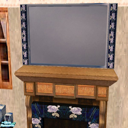 Sims 2 — Blue Rose TV by lindakelly — Part of the Blue Rose Living Room Collection