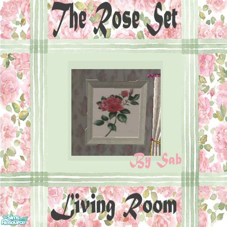 Sims 2 — Rose Collection Picture 1 by Sab — Rose Collection Picture 1 (Curtains, floor & wall found under Rose