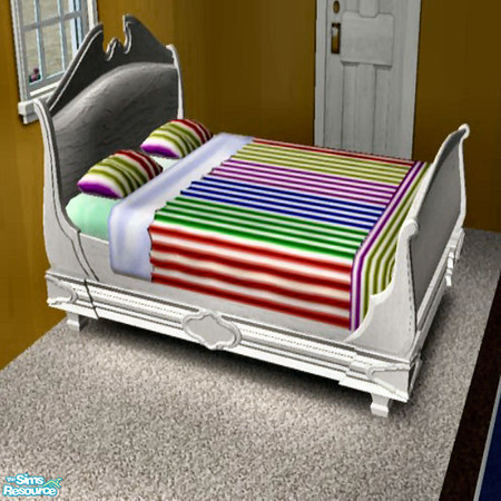 Sims 2 — Candy Striped Bed by Phadrae — This is the bedding for my Candy Striped Bedroom Set-Enjoy!