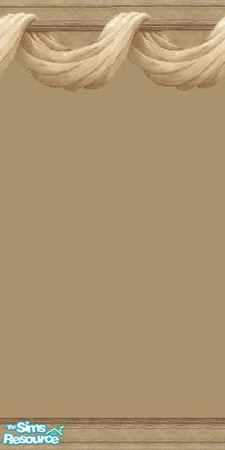 Sims 2 — draperie wall by The_Unicorn — -