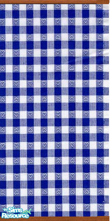 Sims 2 — Blue and white by janicap — Blue and white wallpapper