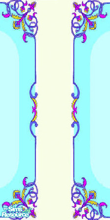 Sims 2 — light blues by The_Unicorn — -