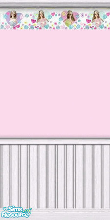 Sims 2 — LED Barbie Hearts 9 by ladyearthdancer — Barbie Hearts 9 is a cute sweetheart pink wall with barbie hearts