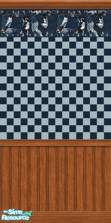 Sims 2 — Air Sim - Blue by wildstar24 — Decorate your house with this wallpaper and you may well earn some TV