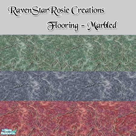 Sims 2 — RavenRosie Marbled Flooring by ravenstarrosie — Complete set of my marbled Flooring