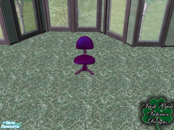 Sims 2 — Purple Extreme Office Chair by Irish Pride — The Purple Office Chair is color match to the Alienware and Extreme