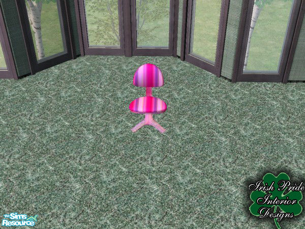 Sims 2 — Pink Extreme Office Chair by Irish Pride — The Pink Office Chair is color match to the Alienware and Extreme