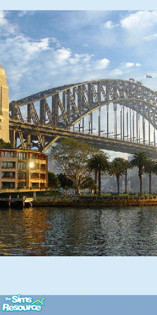 Sims 2 — Sydney Harbour Bridge 2 by chyl — 2nd wall in my Sydney Harbour Bridge collection.