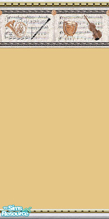 Sims 2 — Musical Golden by Lorah — Sincere in its simplicity. Musical Golden is part of Border set.