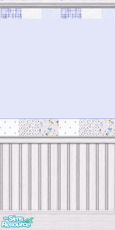 Sims 2 — Childrens Irish Garden Girl Blue Wall 2 by Fraeyalady02 — This pattern comes from a quilt my Mother and I used