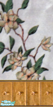 Sims 2 — peach flowers by ead425 — peach and white flowers