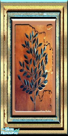 Sims 2 — autumn wall by The_Unicorn — texture by my mother Gerry made with psp...