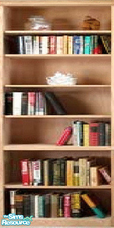 Sims 2 — bookcase by The_Unicorn — -