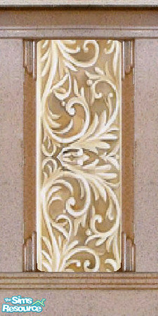 Sims 2 — stone panel relief by The_Unicorn — -