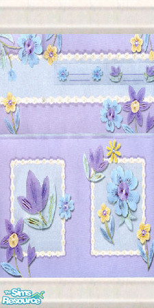 Sims 2 — lilac springflowers by The_Unicorn — -