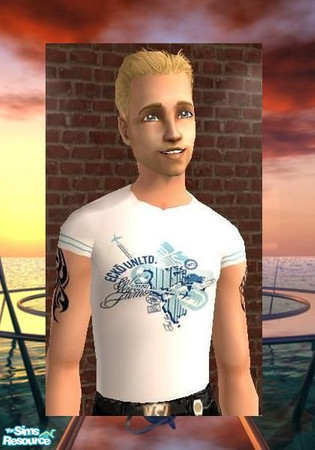 Sims 2 — Echo White by sgoobysnacks — Echo White Muscle T-Shirt.....looks great in game...Enjoy!