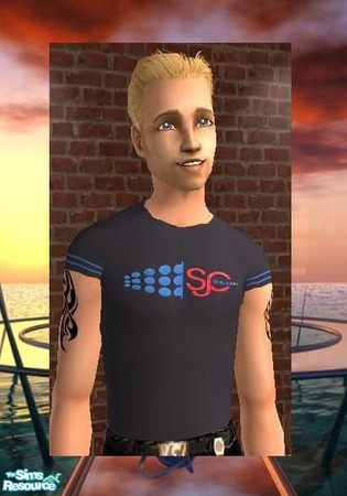 Sims 2 — Sean John Blue by sgoobysnacks — Sean John Blue muscle t-shirt....Enjoy!