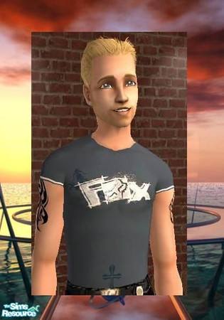 Sims 2 — FOX Sheer Blue by sgoobysnacks — Fox sheer blue muscle t-shirt ....looks great in game...Enjoy!