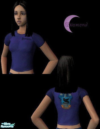 Sims 2 — D2DRavenclaw Teen T-Shirt by D2Diamond — Ravenclaw House! Hogwarts T-Shirt for teens! Part of the Hogwarts Teens
