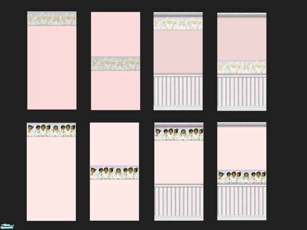 Sims 2 — LED Angel Baby Collection by ladyearthdancer — The Angel Baby Collection contains 8 walls anf 2 floors (not