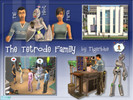 Sims 2 — The Tetrode Family by Tigerblue — The details are shady but due an unfortunate incident involving the
