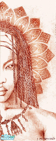Sims 2 — Dark Design's Song Before The Battle by Dark_Design — Songa heads into battle, knowing that this might be her