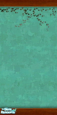 Sims 2 — Green Kitchen 3 by solfal — A gren wallpaper for the country home 