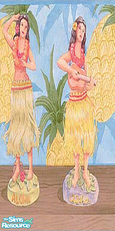 Sims 2 — Aloha Hula Dancer part 1 by Lorah — Aloha! Let these hula dancers in so many bright colors welcome everyone.