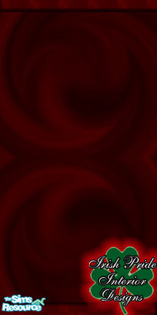 Sims 2 — Red Modern Wallpaper by Irish Pride — The Wallpaper to match the Red Modern Bedroom. By Irish Pride Interior