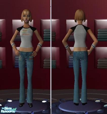 The Sims Resource - Juicy Couture top 1