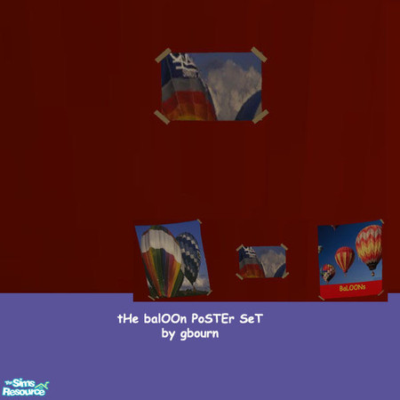 Sims 2 — ballOOns 3 POSTER by gbourn — Colourful posters for children and teens bedrooms