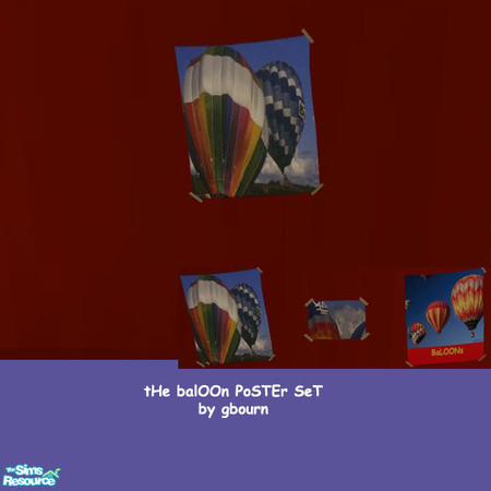 Sims 2 — ballOOns 2 POSTER by gbourn — Colourful posters for children and teens bedrooms