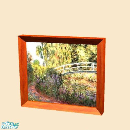 Sims 2 — Monet's Bassin Aux Nympheas by MandyWhy — In Claude Monet's words "I am not a great painter, great poet. I