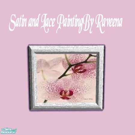 Sims 2 — Satin and Lace Painting by Raveena — Part of the Satin and Lace bedroom.