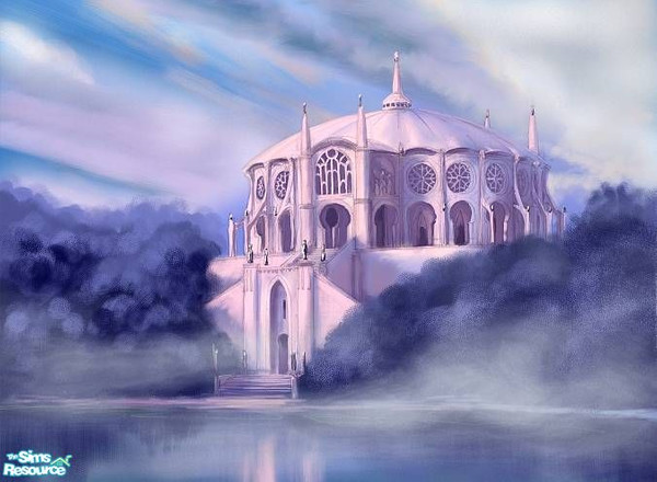 Sims 2 — Dark Design's Hall Of Penitence by Dark_Design — A beautiful place to bare your soul. Part of Dark Design's
