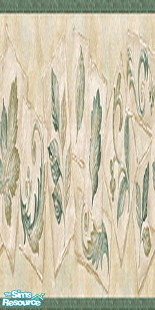 Sims 2 — Wall Bord Leaves 2 by oldmember_No8 — Wall Bord Leaves 2