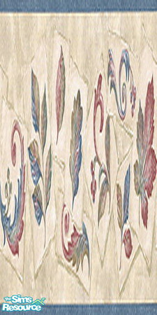 Sims 2 — Wall Bord Leaves 1 by oldmember_No8 — Wall Bord Leaves 1