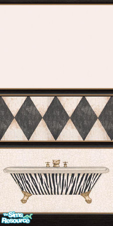 Sims 2 — HB Bath Mid by Hunny — by Mettrapolis Designs