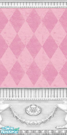 Sims 2 — Harlequin Pink by Hunny — by Mettrapolis Designs