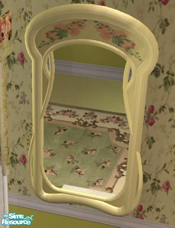 Sims 2 — MRC Sunroom Mirror by MidnightRose — A lovely mirror for your sunroom, decorated with beautiful roses! Created