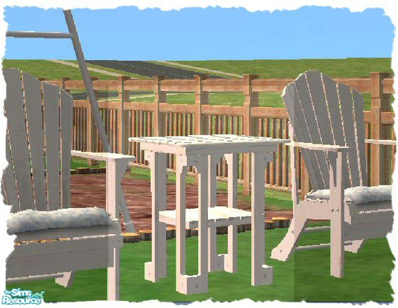 Sims 2 — Outdoor Living Endtable by SSilver — Part of my Outdoor Living Set.