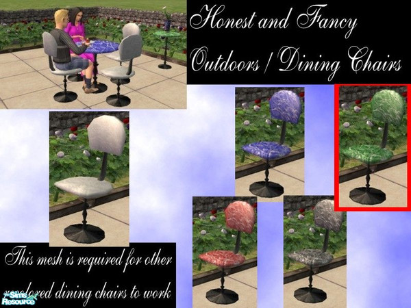 Sims 2 — Honest and Fancy Outdoors - Green marble by LaLunaRossa72 — Adding variety and style to your home without