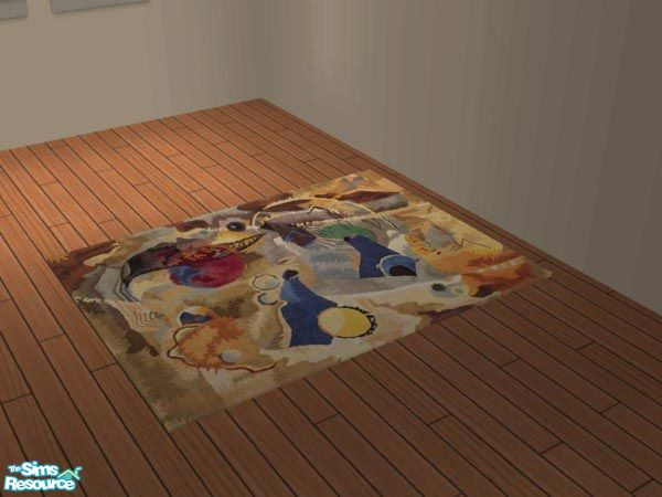 Sims 2 — Rug 01 by Mutske — Nuce rug. Very Modern style.