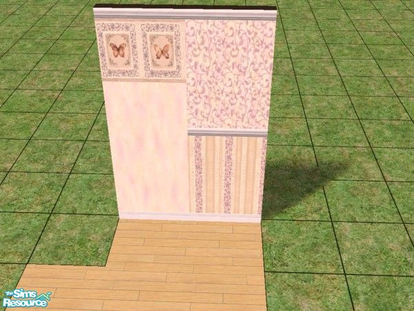 Sims 2 — Butterfly Set by stitchy — Beautiful butterfly walls.