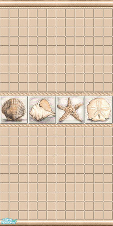 Sims 2 — Aquatic Tile Set - Wall-5 by Halfcreek — created by Halfcreek