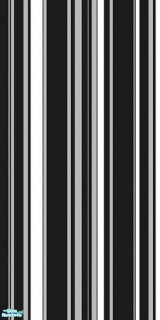 Sims 2 — Bold black stripe wallpaper by jigsawtooth — Nothing says style like a black and white striped wallpaper! enjoy!