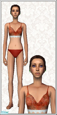 Sims 2 — Teen Lingerie - Set 2 - 13 by elektra274 — 13 of 15. These designs are available as undies and sleepwear.