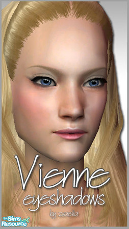 Sims 2 — Vienne - Eyeshadows - Beige by zvaella — The eyeshadows from the Vienne collection have a soft, casual look that