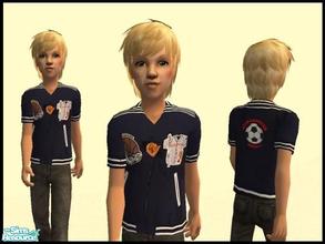 Sims 2 — Sportive T- Shirts  for boys - 1 by Dirtdevill — A set of 3 great sportive T-shirts for boys. They need no mesh,